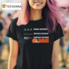 Normal Heartbeat Deceased Heartbeat Heartbeat Watching Browns T Shirt