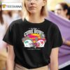 Ohio Football Staffdna Cure Bowl Pink Head To Head T Shirt