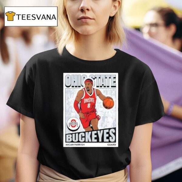 Ohio State Buckeyes Men S Basketball Micah Parrish Ico T Shirt