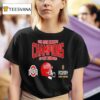 Ohio State Buckeyes University Football College Football Playoff First Round First Round Game Winner Helmet Ncaa Bowl Games T Shirt