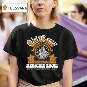 Old Crow New Years Eve Ryman Auditorium Dec Nash Tenn T Shirt