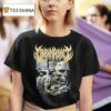 Open Kasket Cut Ou T Shirt