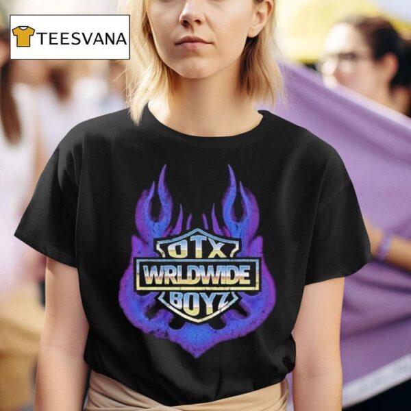 Otxboyz Wrldwide Boyz Flames T Shirt