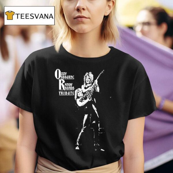 Ozzy Osbourne Randy Rhoads Tribute T Shirt
