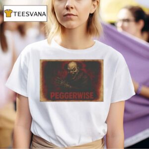 Peggerwise Horror Retro Pennywise Halloween T Shirt