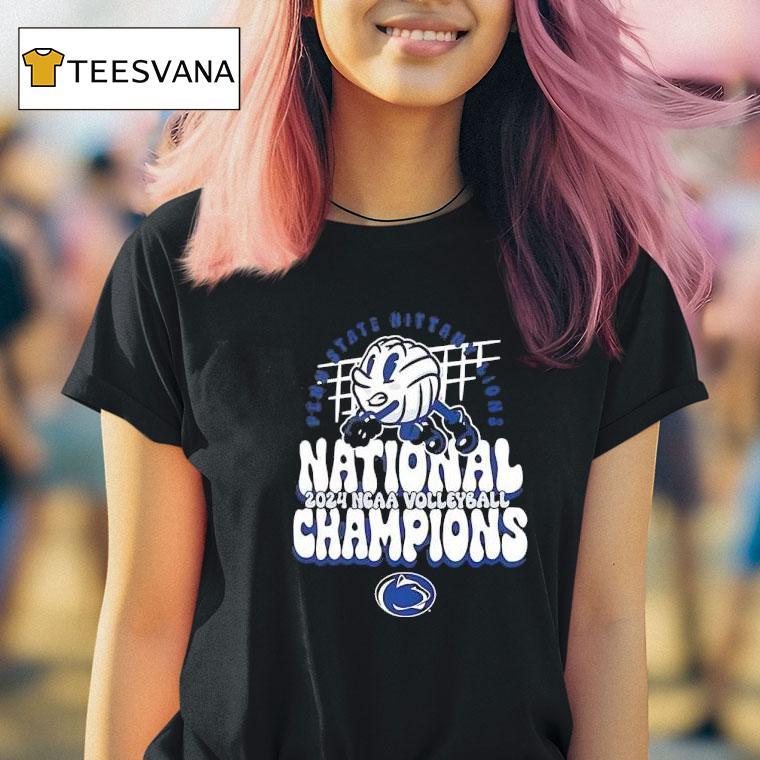 Penn State Nittany Lions Ncaa Women S Volleyball National Champions Dig Comfort Colors Two Sides T Shirt