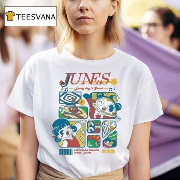 Persona Junes Every Day S Great Yasoinaba Branch Inaba Japan Shopping T Shirt