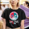 Philadelphia Phillies All Season And Philadelphia Eagles On Sundays Circle Logo T Shirt