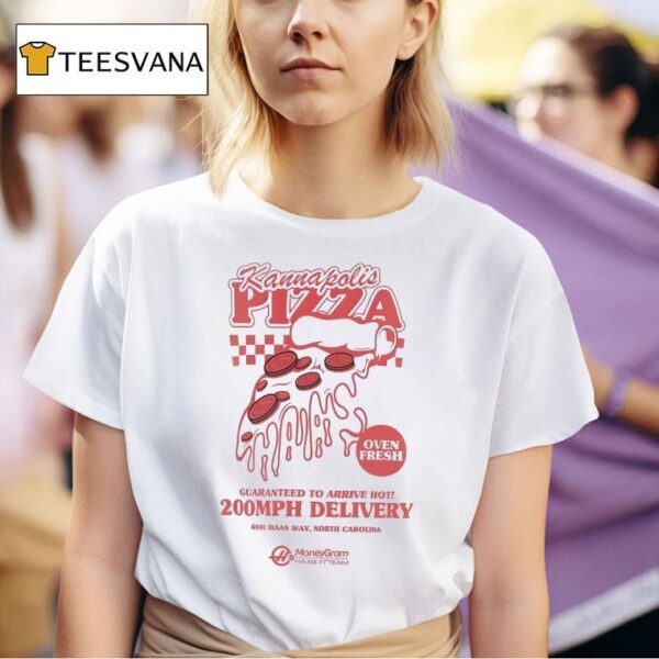 Pizza Kannapolis Guarand To Arrive Hot Mph Delivery North Carolian T Shirt