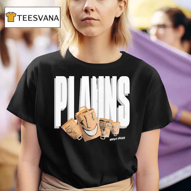 Plaiins Happy Faces T Shirt