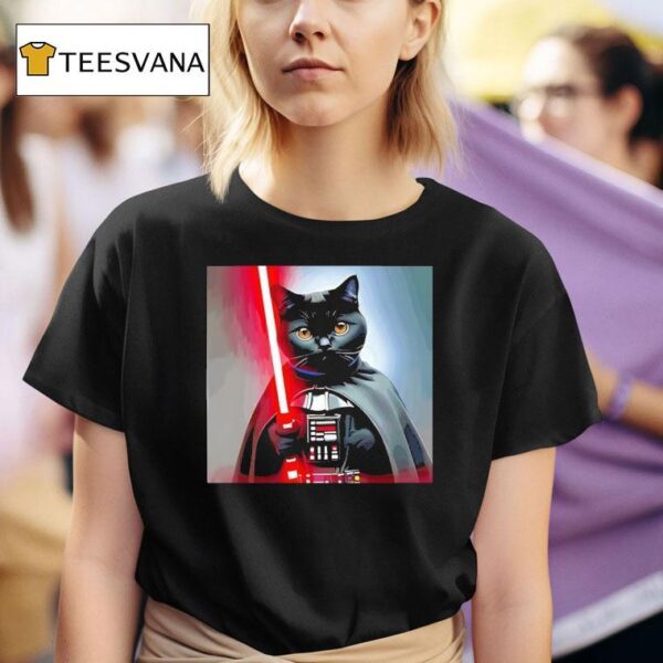 Planet Cat Vader Star Wars T Shirt