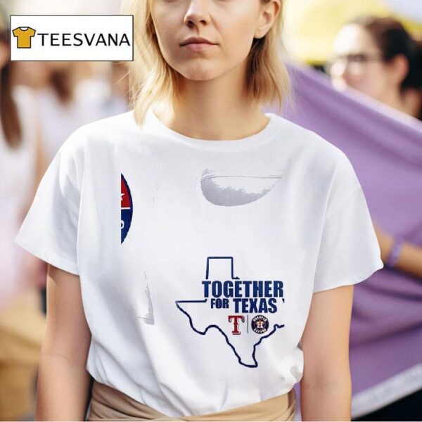 Pray For Texas Rangers Houston Texas Logo Map T Shirt