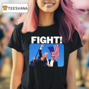 President Trump Fight St Anniversary Shooting T Shirt