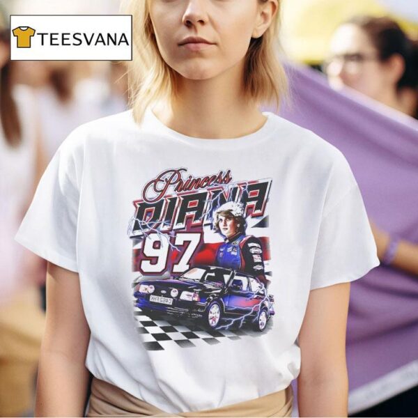 Princess Diana Racing Lightning T Shirt