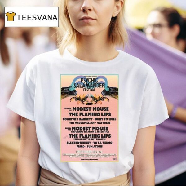 Psychic Salamander Festival Modest Mouse September T Shirt