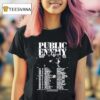 Public Enemy World Tour Dates T Shirt
