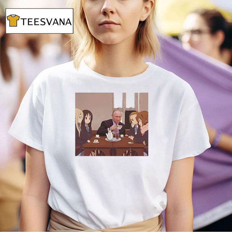 Putin Tea Party With K On Girls T Shirt