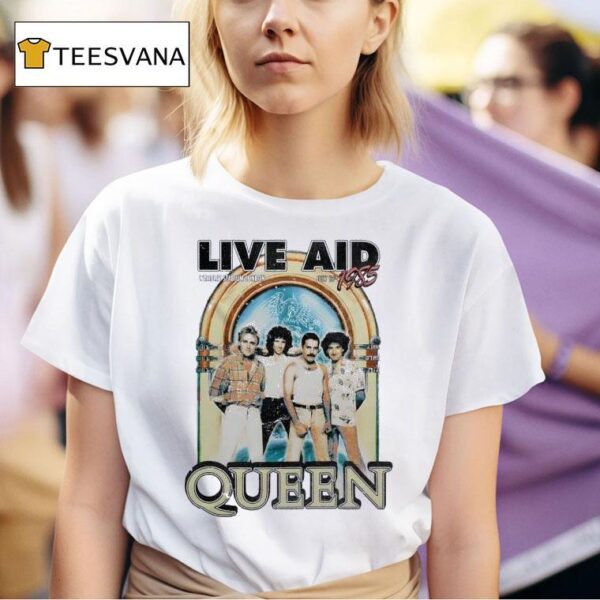 Queen Live Aid T Shirt