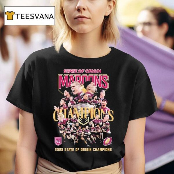 Queensland Maroons State Of Origin Champions T Shirt