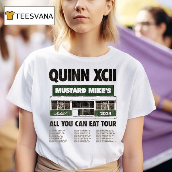 Quinn Xcii Mustard Mike S All You Can Eat Tour T Shirt