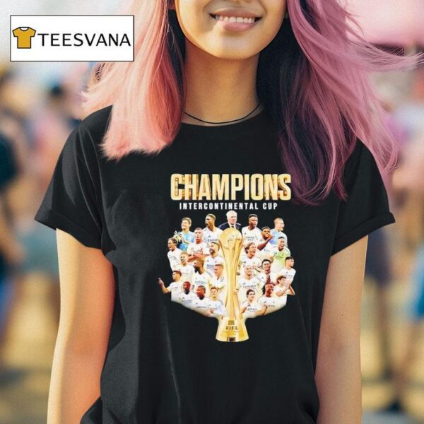 Real Madrid Fifa Intercontinental Cup Champions T Shirt