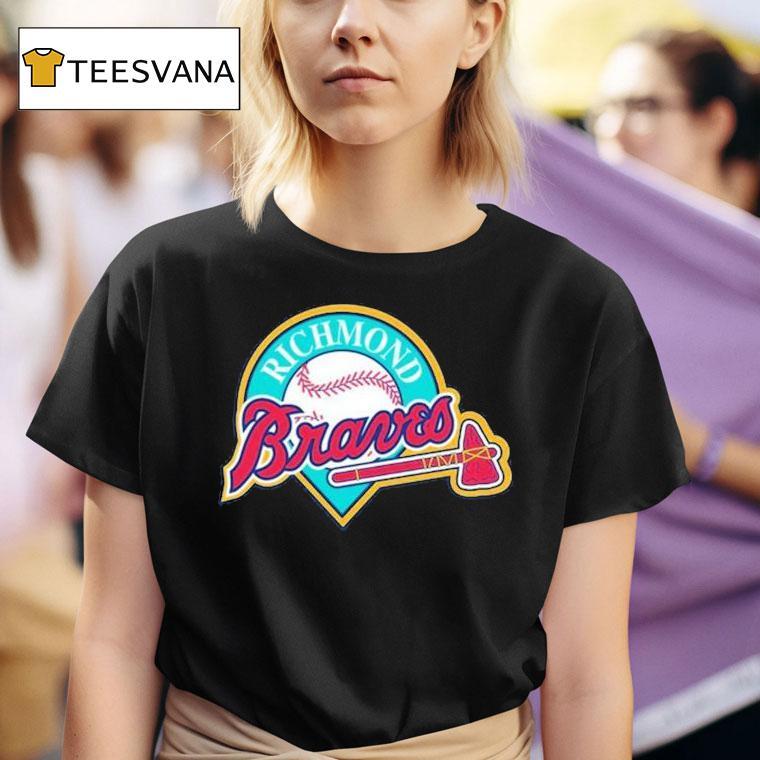 Richmond Flying Squirrels Richmond Braves Logo T Shirt