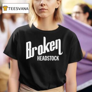 Riffs Beards Gear Broken Headstock T Shirt