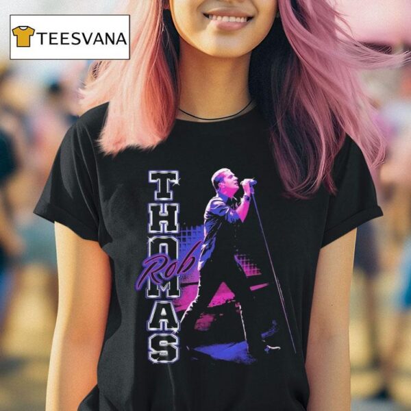Rob Thomas Stage Glow Photo T Shirt