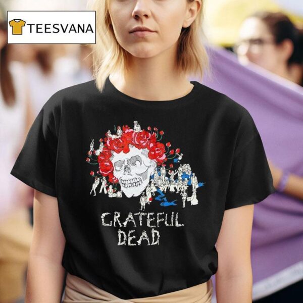 Rotter And Friends Grateful Dead Skull T Shirt