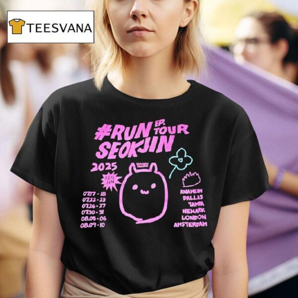 Run Seokjin Ep Tour World Wide Handsome T Shirt