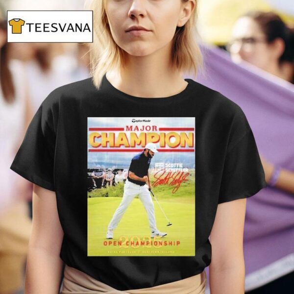 Scottie Scheffler Claimed Second Major Of The Season Is Champion Golfer Of The Year T Shirt