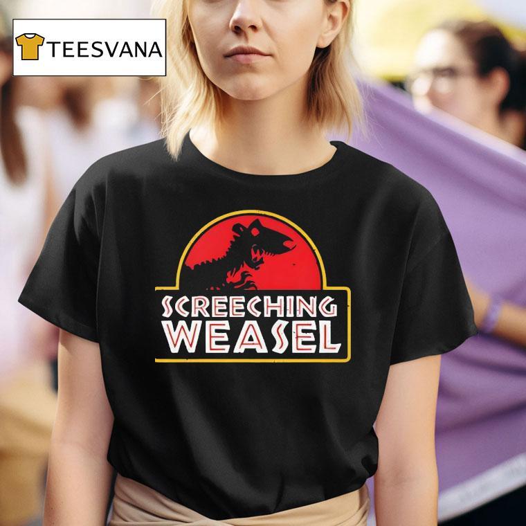 Screeching Weasel Jurassic Weasel Style Jurassic Park T Shirt