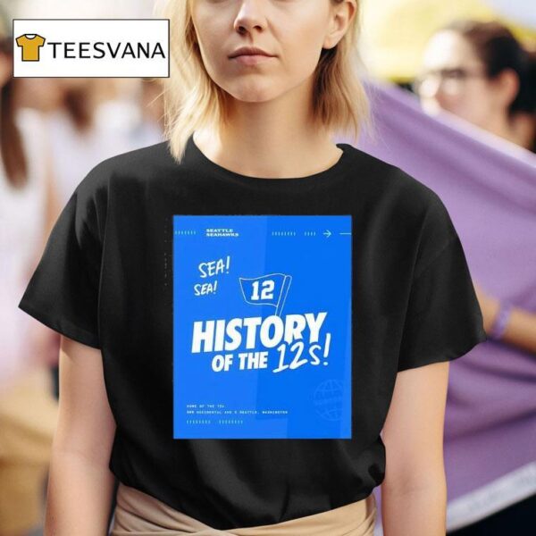 Seattle Seahawks History Of The S T Shirt