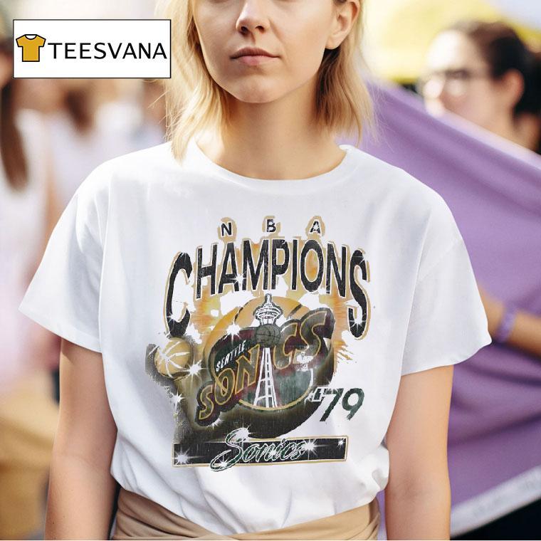 Seattle Supersoncs Nba Champions Vintage T Shirt