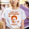 Sebastian Stan Lost My Boyfriend If You Find Him Please Call Me T Shirt
