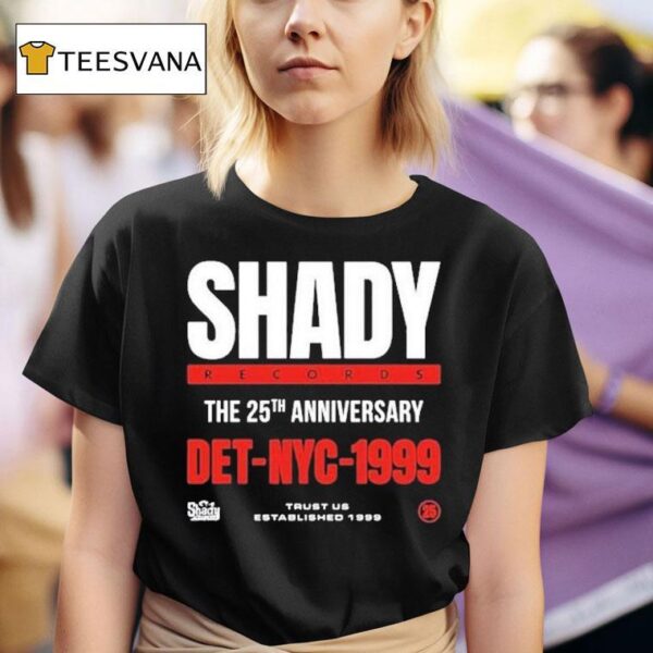Shady Records The Th Anniversary Det Nyc Trust Us Est T Shirt