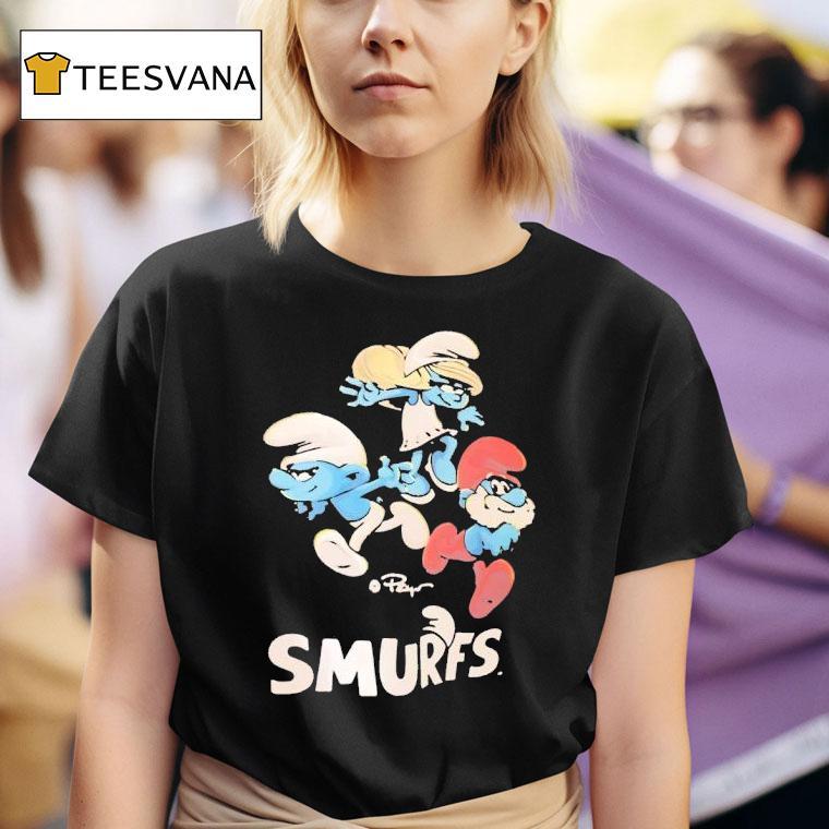 Smurf Characters T Shirt