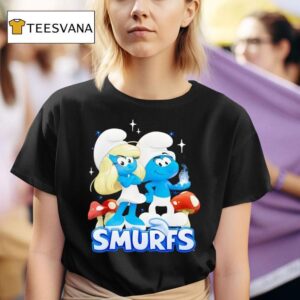 Smurfs Movie Cartoon Characters T Shirt