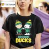 Snoopy And Charlie Brown Oregon Ducks The Peanuts T Shirt