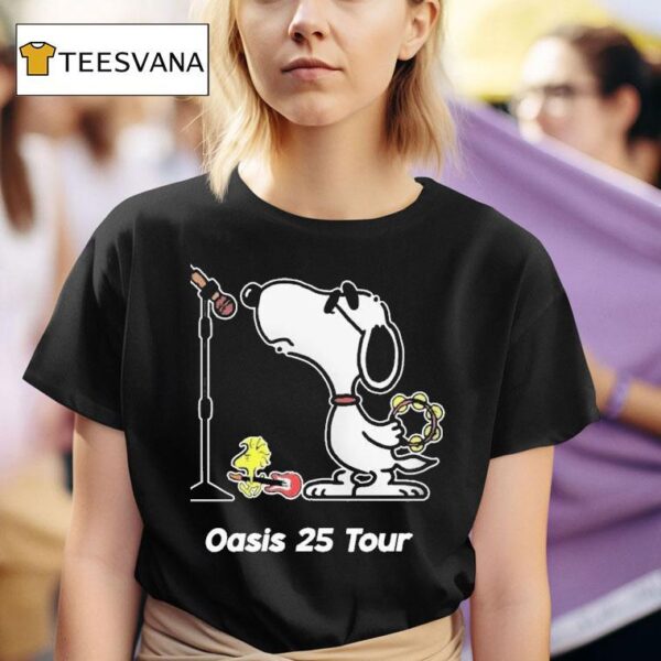 Snoopy Rock Band Manchester Britpop Live Tour T Shirt