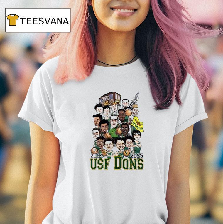 South Florida Bulls Men S Basketball Usf Dins Caricature T Shirt