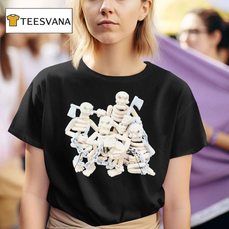 Spooky Woods Skeleton Troop T Shirt