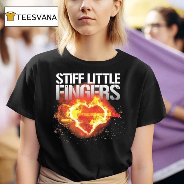 Stiff Little Fingers Flame In The Heart Tour T Shirt