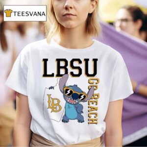 Stitch Long Beach State Go Beach Lbsu T Shirt