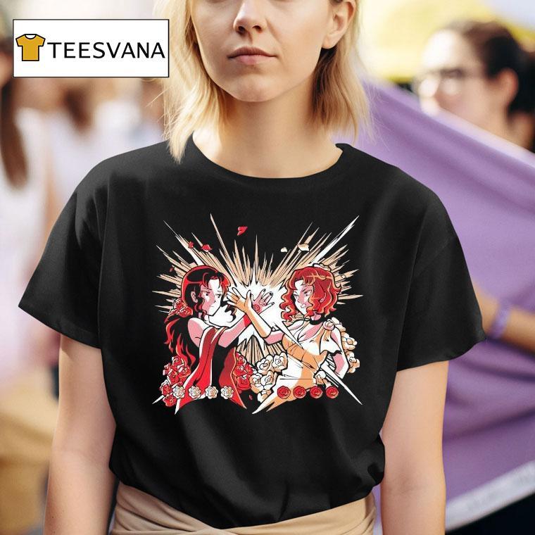 Summer Game Done Qiuck Rose Camellia T Shirt