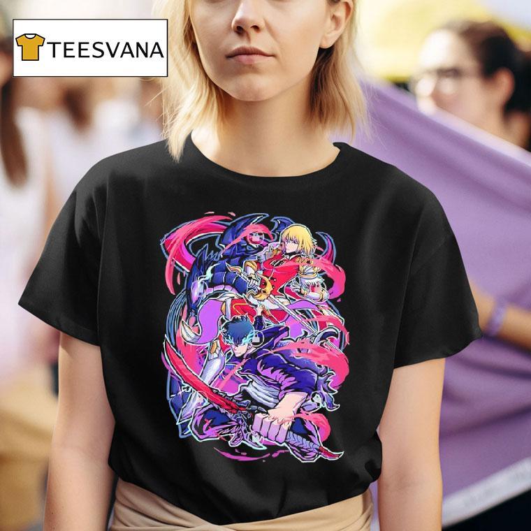 Sung Jinwoo And Cha Hae In From Solo Leveling T Shirt