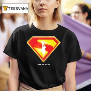 Superman Movie Take Me Home Shield T Shirt