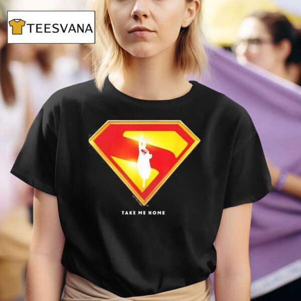 Superman Movie Take Me Home Shield T Shirt