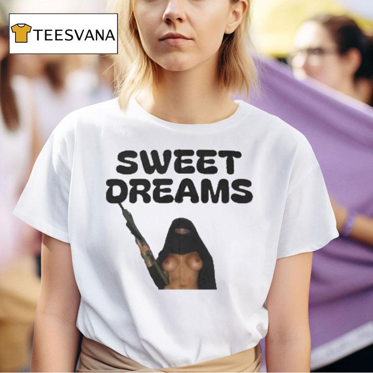 Sweet Dreams Gun Girl T Shirt