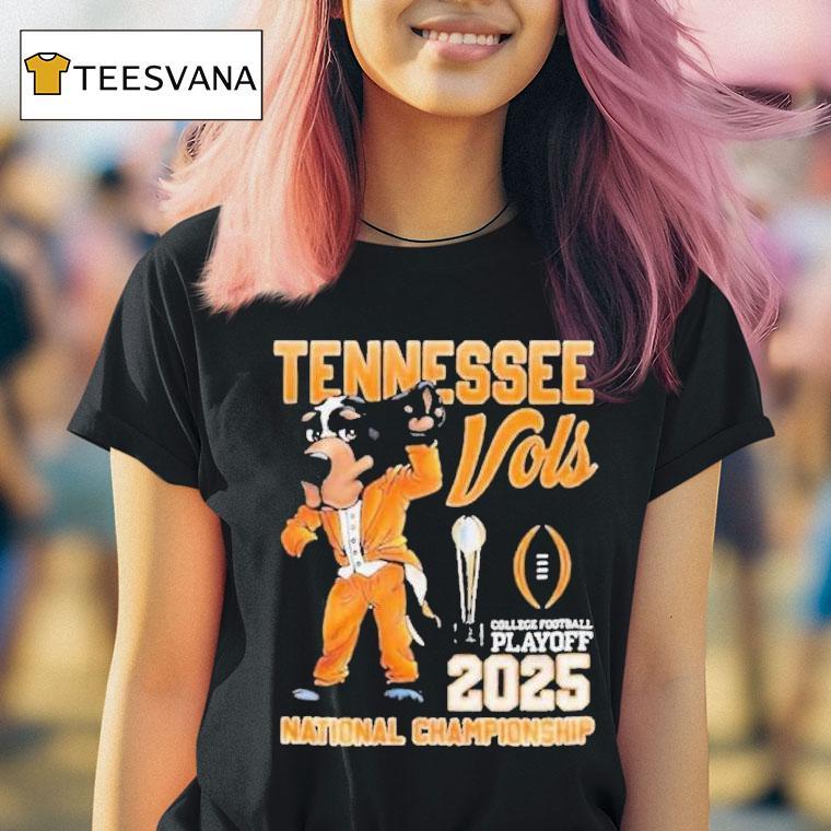 Tennessee Volunrs Are All In National Championship College Football Playoff Masco T Shirt